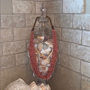 16” fine beaded necklace